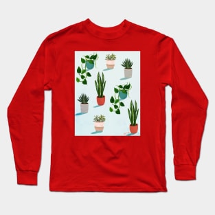 Plant pattern Long Sleeve T-Shirt